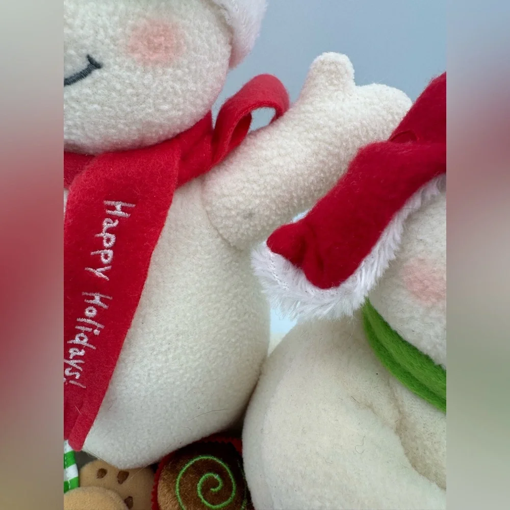 Hallmark Jingle Pals Season's Treatings Singing Dancing Snowmen Plush TESTED EUC